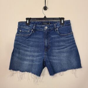 Lauren Ralph Lauren RLL Black Label Denim Cut Off Shorts‎ Womens Size 10